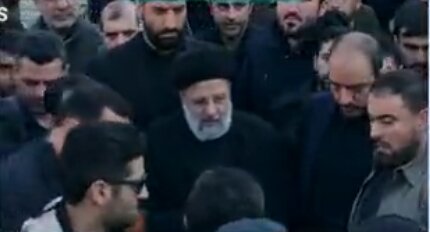 حضور رئیس‌جمهور در مراسم تشییع شهدای گمنام در تهران